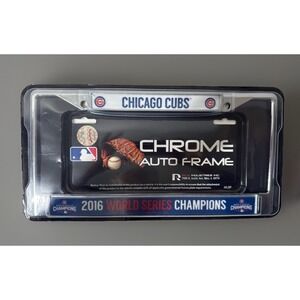 Chicago Cubs Crome Auto Frame 2016 World Series Champs MLBP